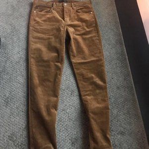 Skinny gold cords from Banana Republic